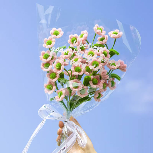 Chenille Stem Flower Bouquet Handmade🌸