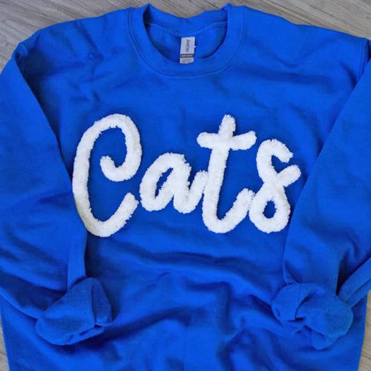 Custom Chenille Embroidered Team Sweatshirt