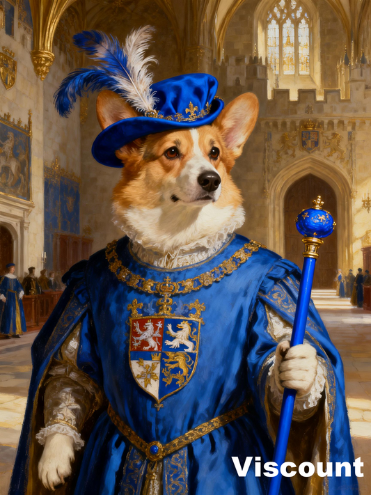 Custom Renaissance Pet Portrait – Turn Your Pet into Royalty