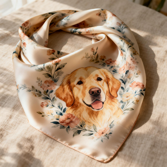 Custom Silk Square Scarf – Designed Just for You